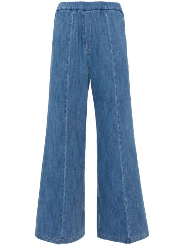 wide-leg jeans