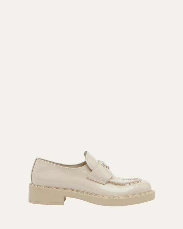 Chocolate Patent Calfskin Loafers