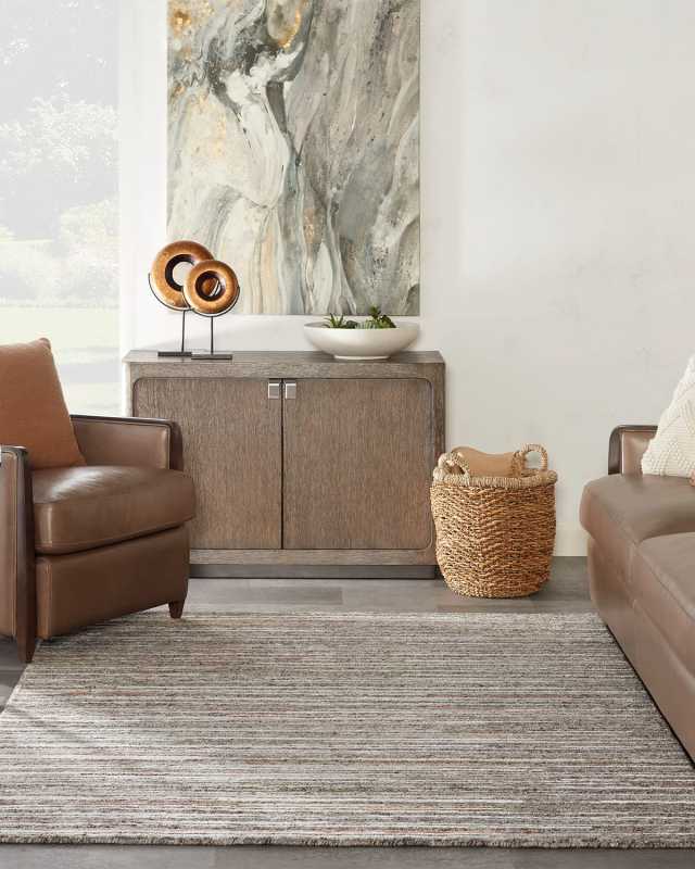 Logan Hand-Knotted Rug, 5' x 8'