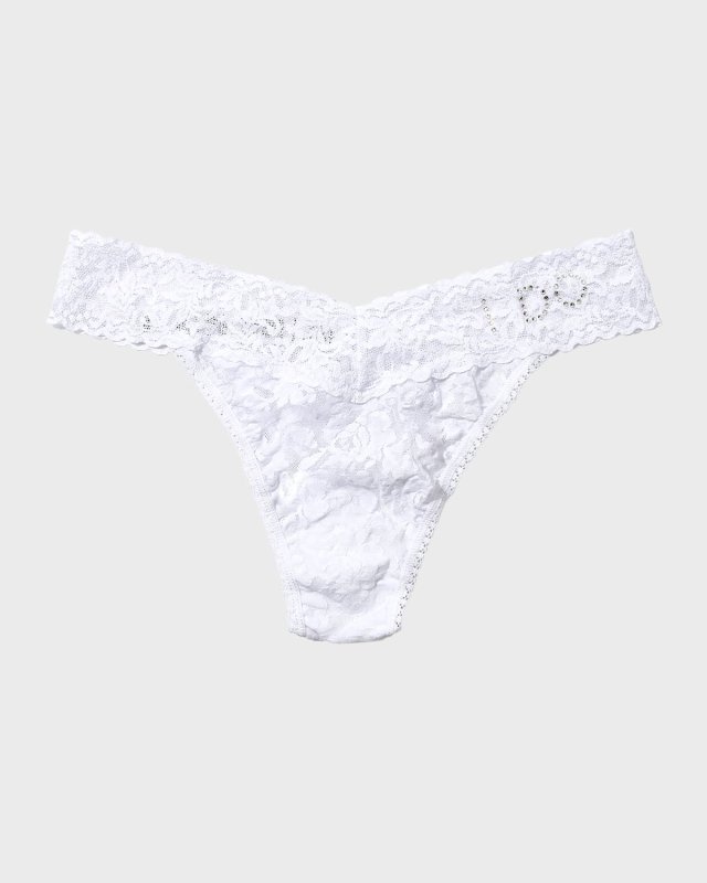 Say I Do Original-Rise Lace Thong