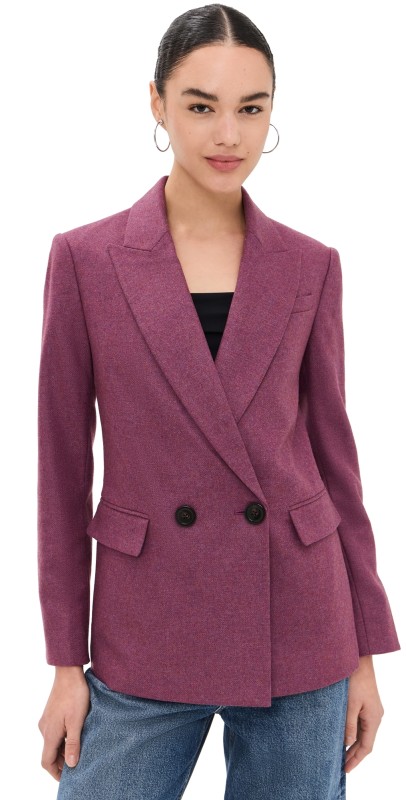 Veronica Beard Sevyn Dickey Jacket Vintage Orchid