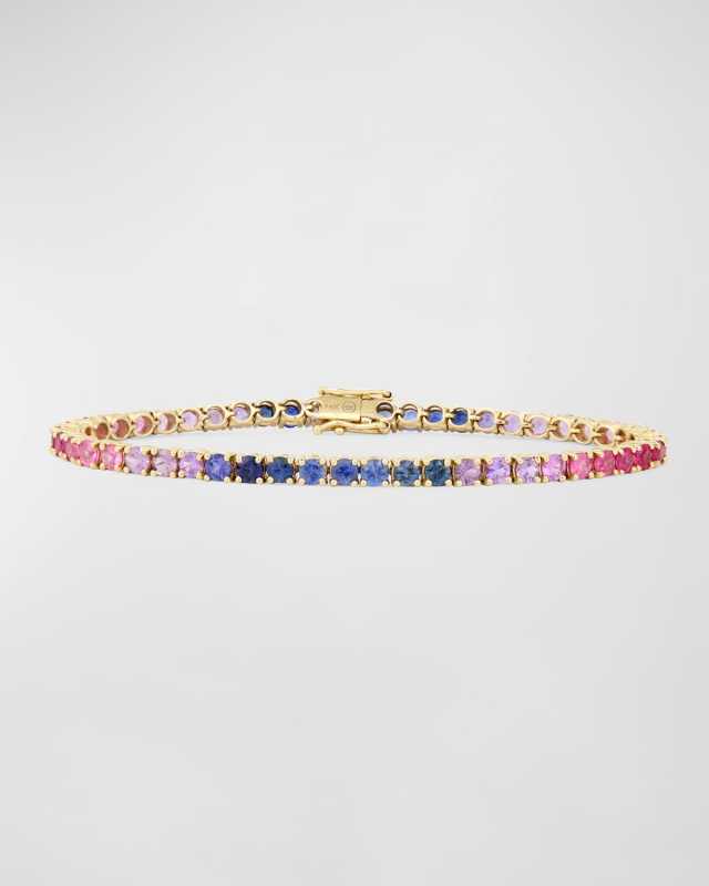 Kaleidoscope 14K Tennis Bracelet