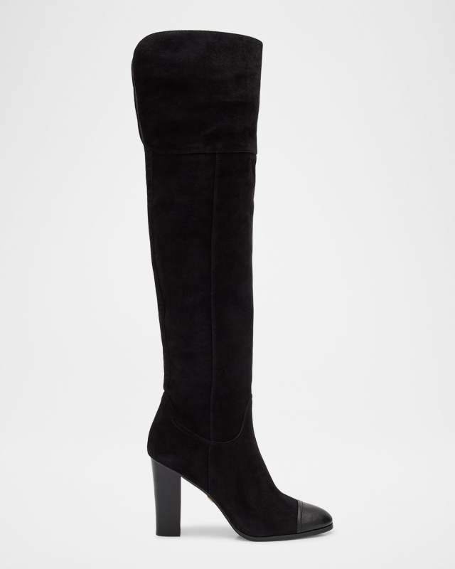 Conrad Suede Over-The-Knee Boots