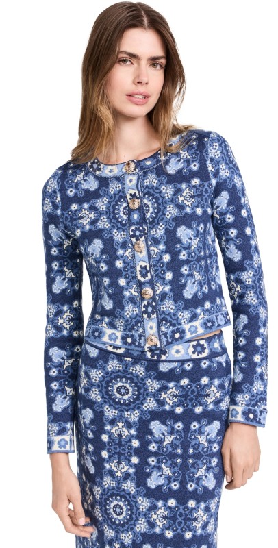 Cara Cara Livi Jacket Blue Rita Tile