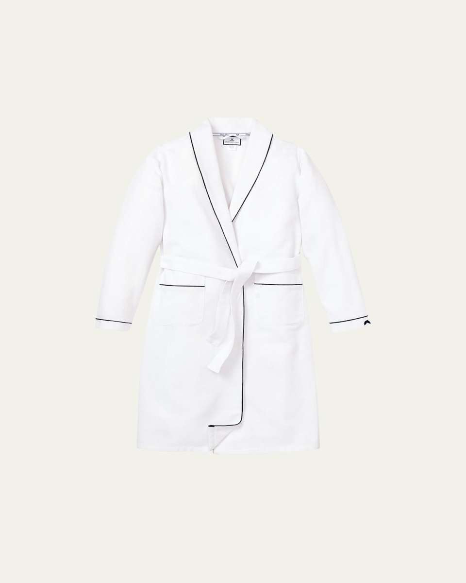 Solid Robe w/ Contrast Piping, Size 2