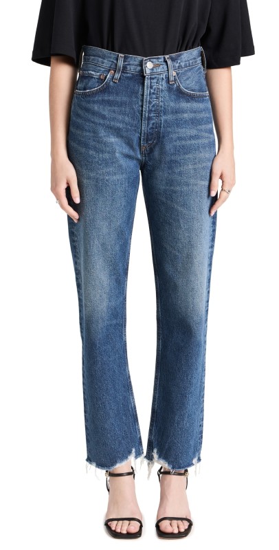 AGOLDE 90's Pinch Waist High Rise Straight Jeans Swindle