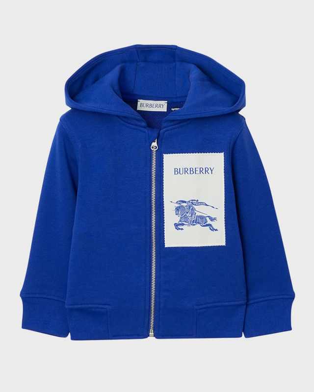 Boy's Sutton EKD Label Zip Hoody, Size 12M-2