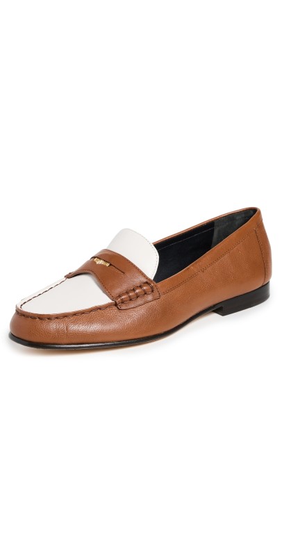 Veronica Beard Penny Loafers Caramel/Lily