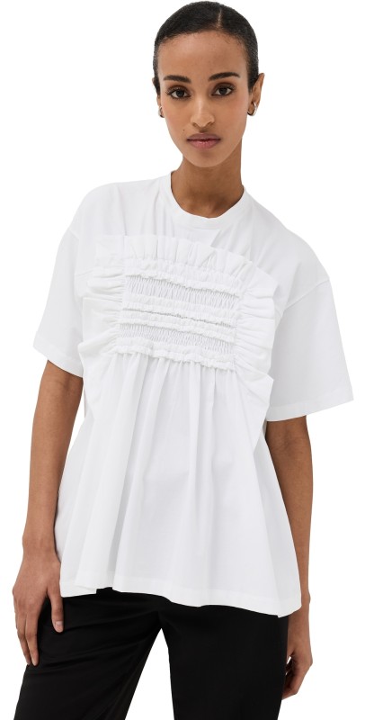 Cecilie Bahnsen Goldie T-Shirt Jersey White White