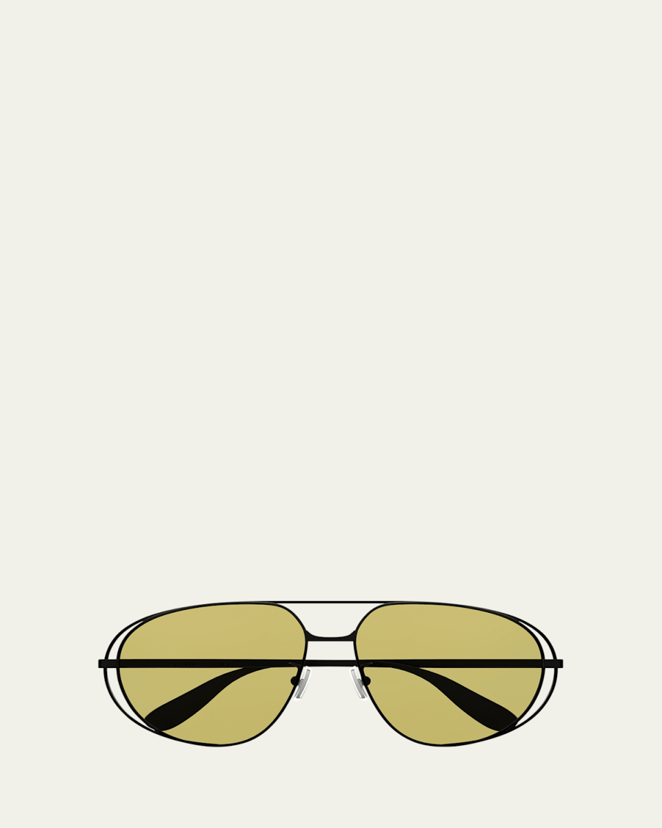 Metal Aviator Sunglasses