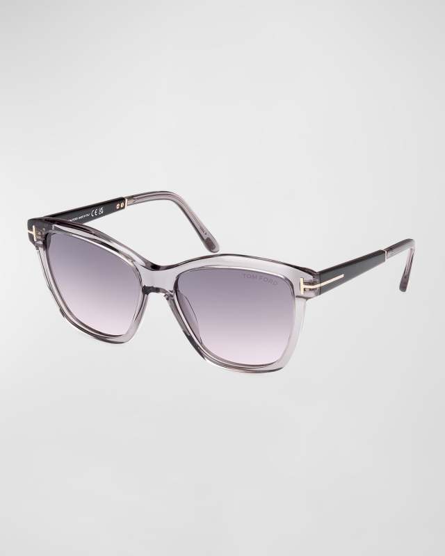 Lucia Gradient Acetate Cat-Eye Sunglasses