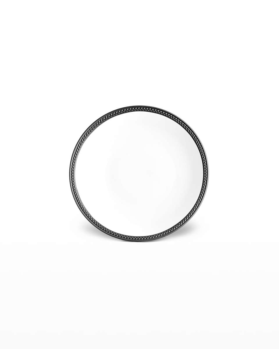 Soie Black Salad Plate
