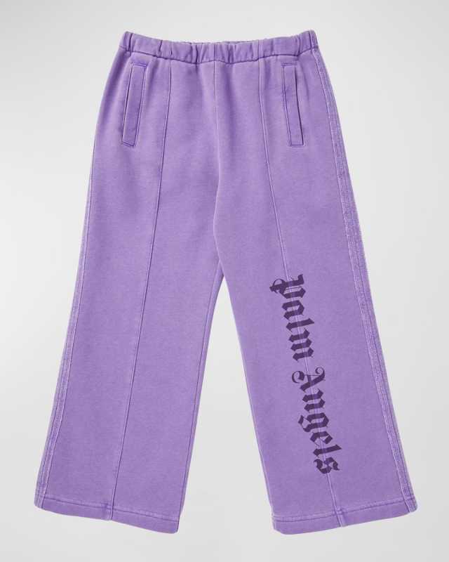 Girl's Logo-Print Faded Sweatpants, Size 4-12