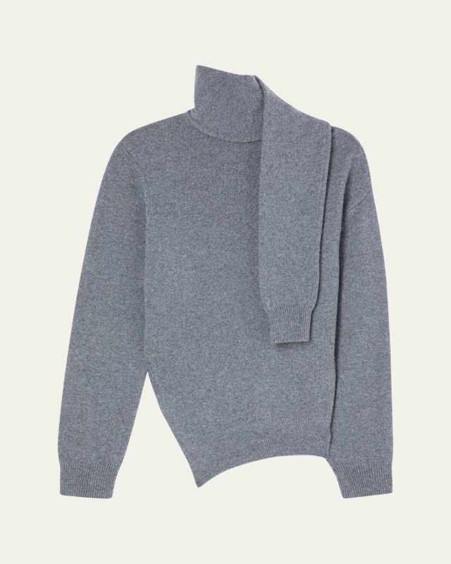 Twisted Scarf Sweater