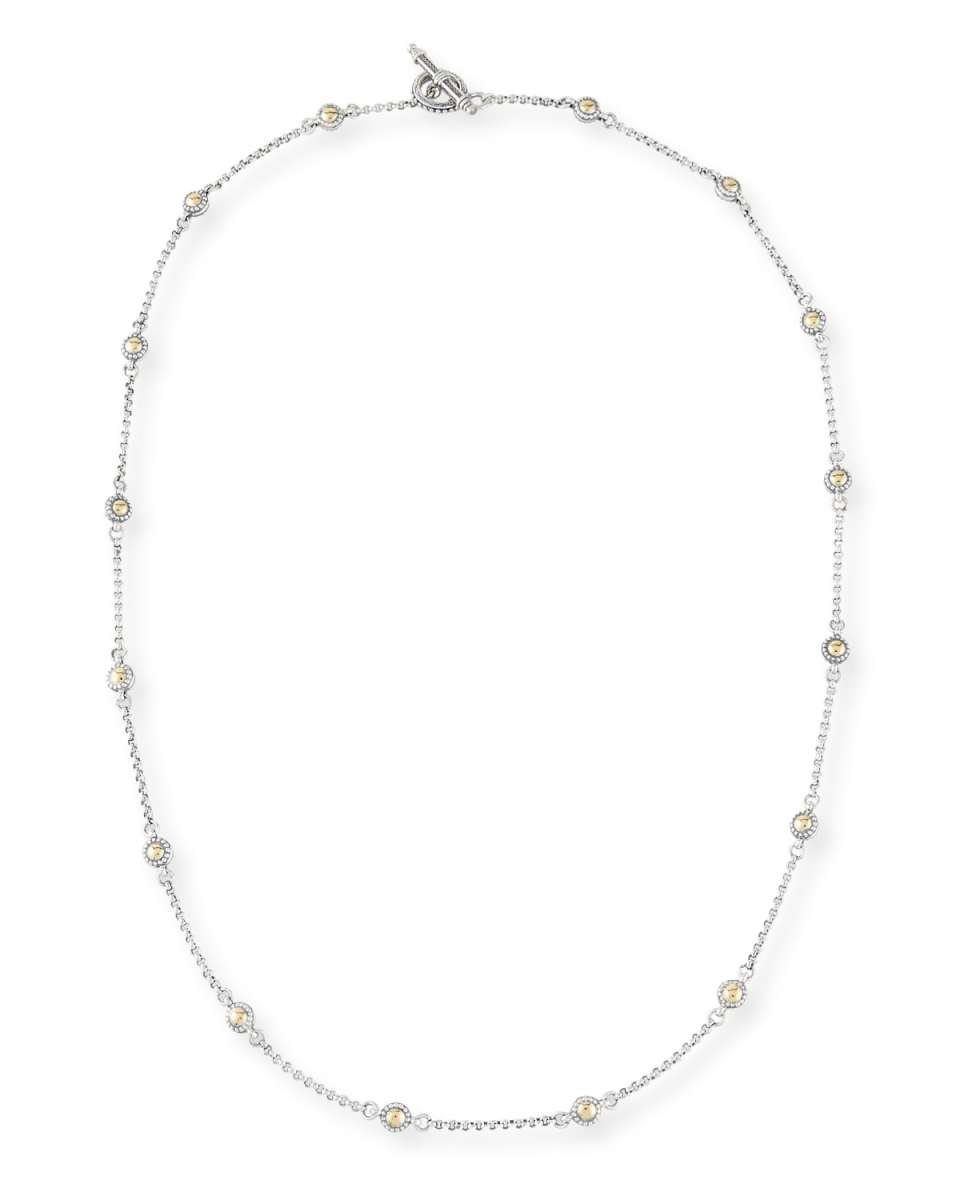 Classic Dot Chain Necklace, 28"