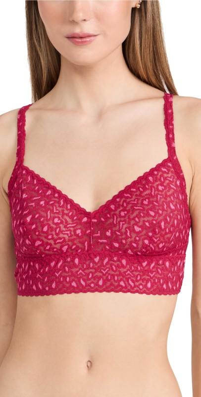 Hanky Panky Cross Dyed Retro Bralette Fuscia