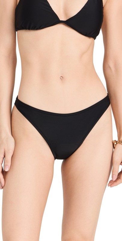 L'AGENCE Jean Bikini Bottoms Black