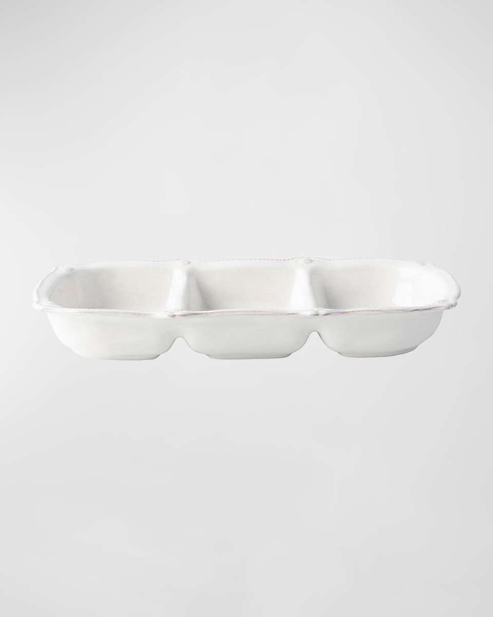 Berry & Thread Whitewash Triple Section Server