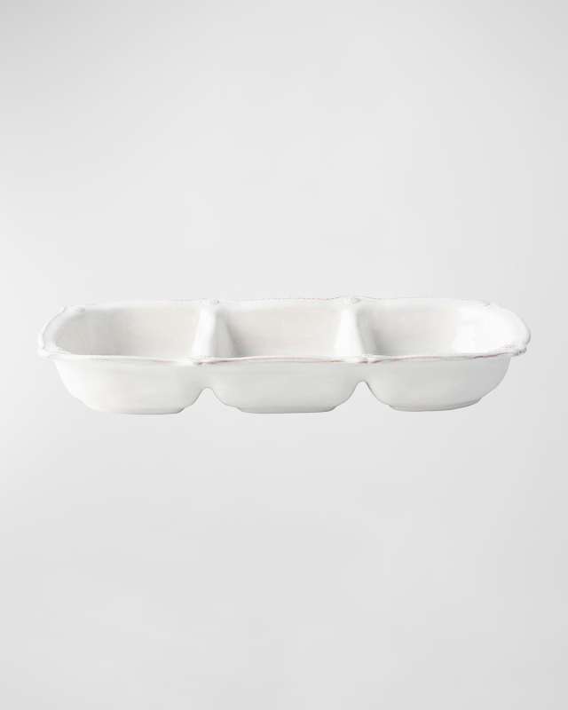 Berry & Thread Whitewash Triple Section Server