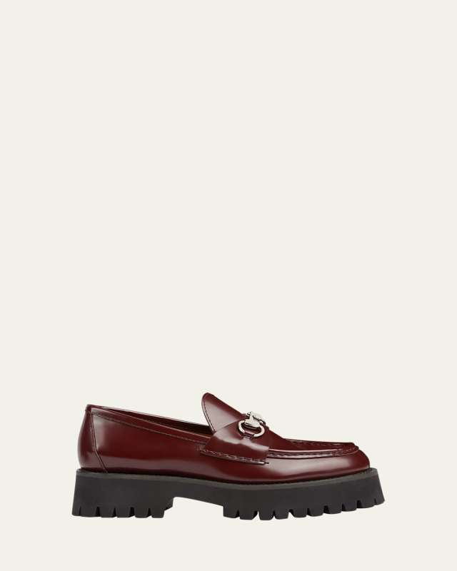 Sylke Leather Bit Loafers
