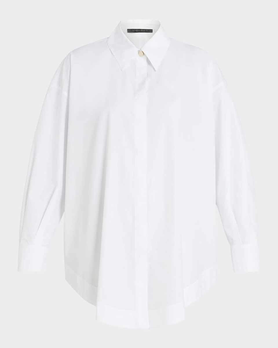 Plus Size Franz Button-Down Cotton Shirt