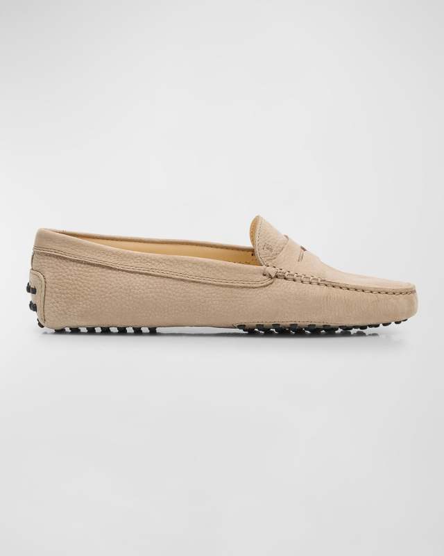 Calfskin Driver Penny Loafers