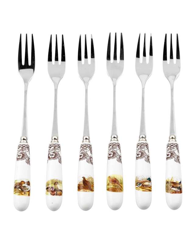 Woodland Pastry Forks, Set of 6