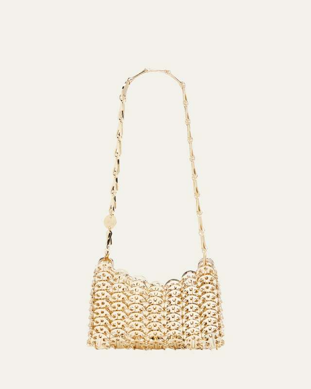 Iconic Mini Brass Link Chain Shoulder Bag