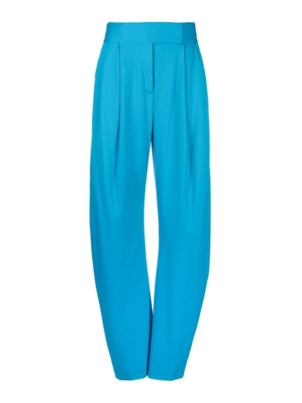The Attico Pantalons Décontractés - Bleu