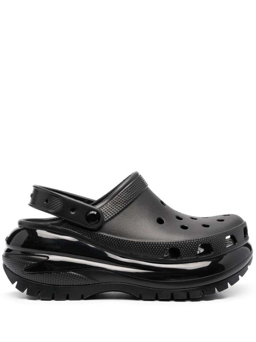perforated platform clogs