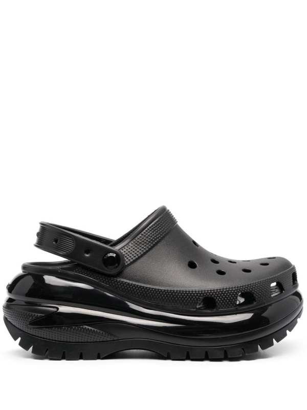 perforated platform clogs