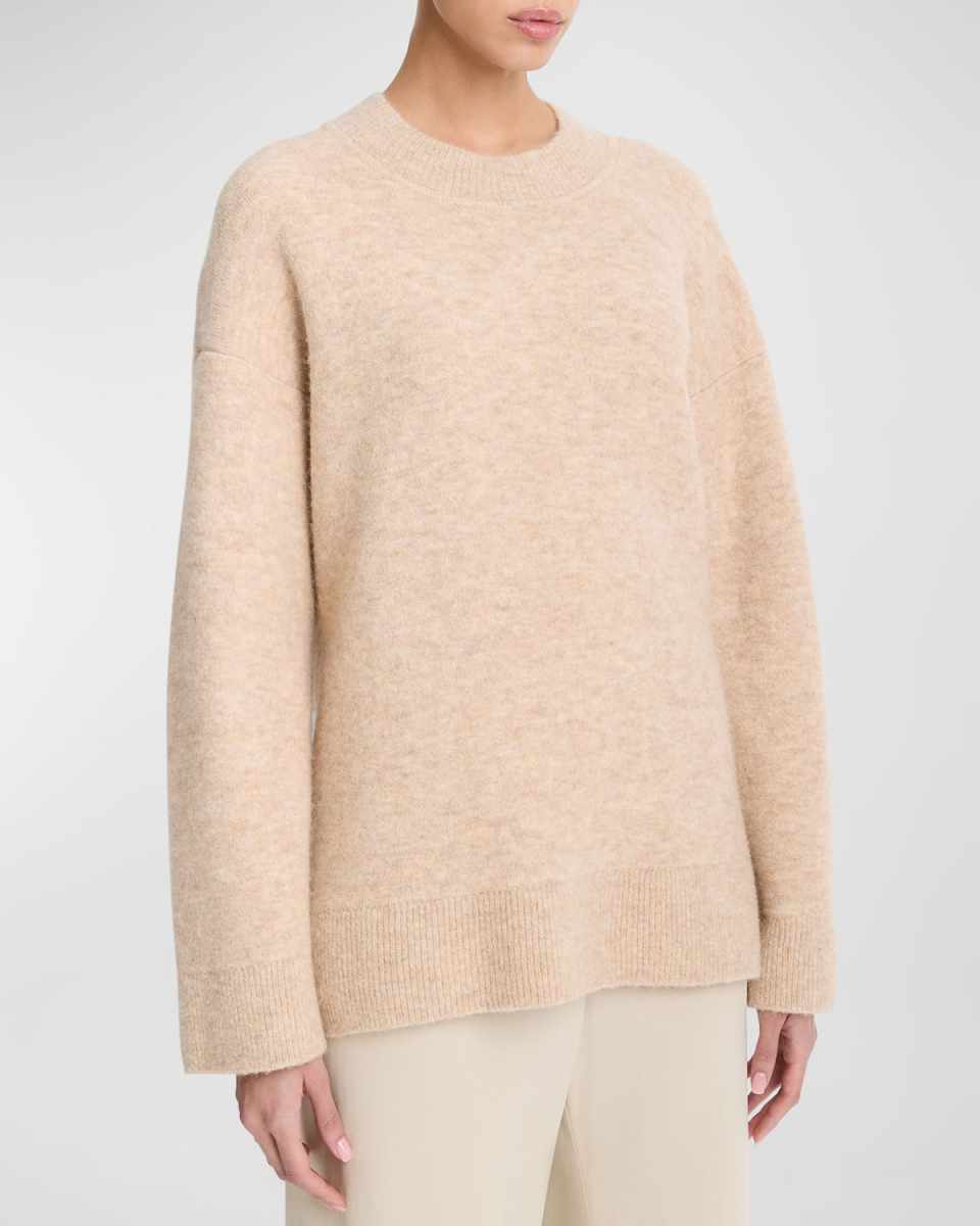 Soft Textured Crewneck Sweater