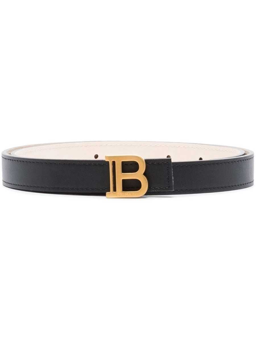 logo-buckle belt