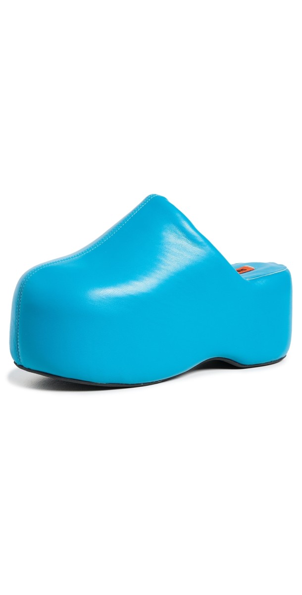 SIMONMILLER F189 Platform Bubble Clogs Taffy Blue