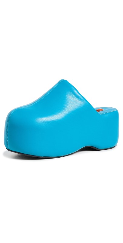 SIMONMILLER F189 Platform Bubble Clogs Taffy Blue