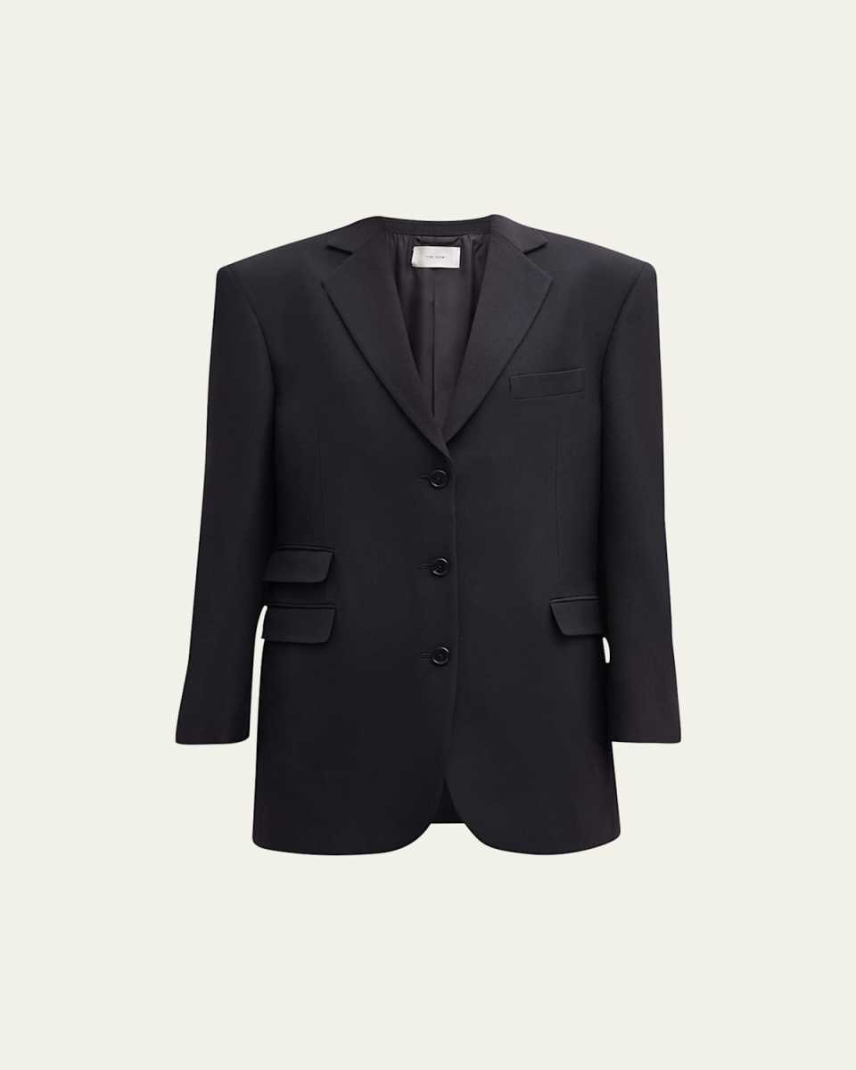Ule Single-Breasted Blazer Jacket