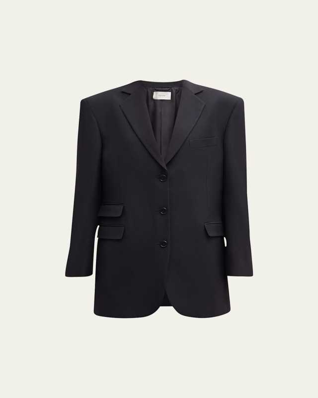 Ule Single-Breasted Blazer Jacket