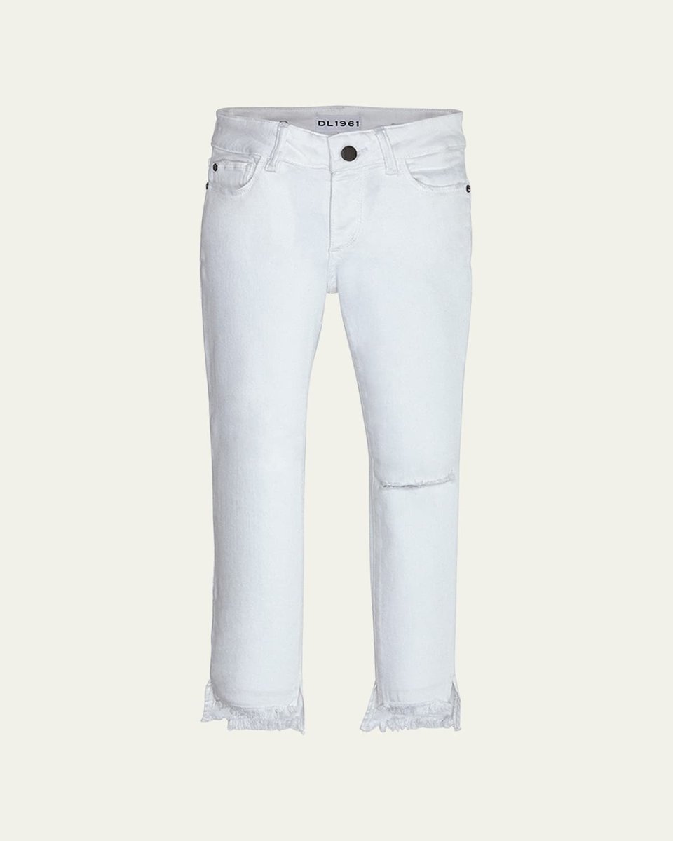 Girl's Chloe Knee-Ripped Jeans, Size 2-6