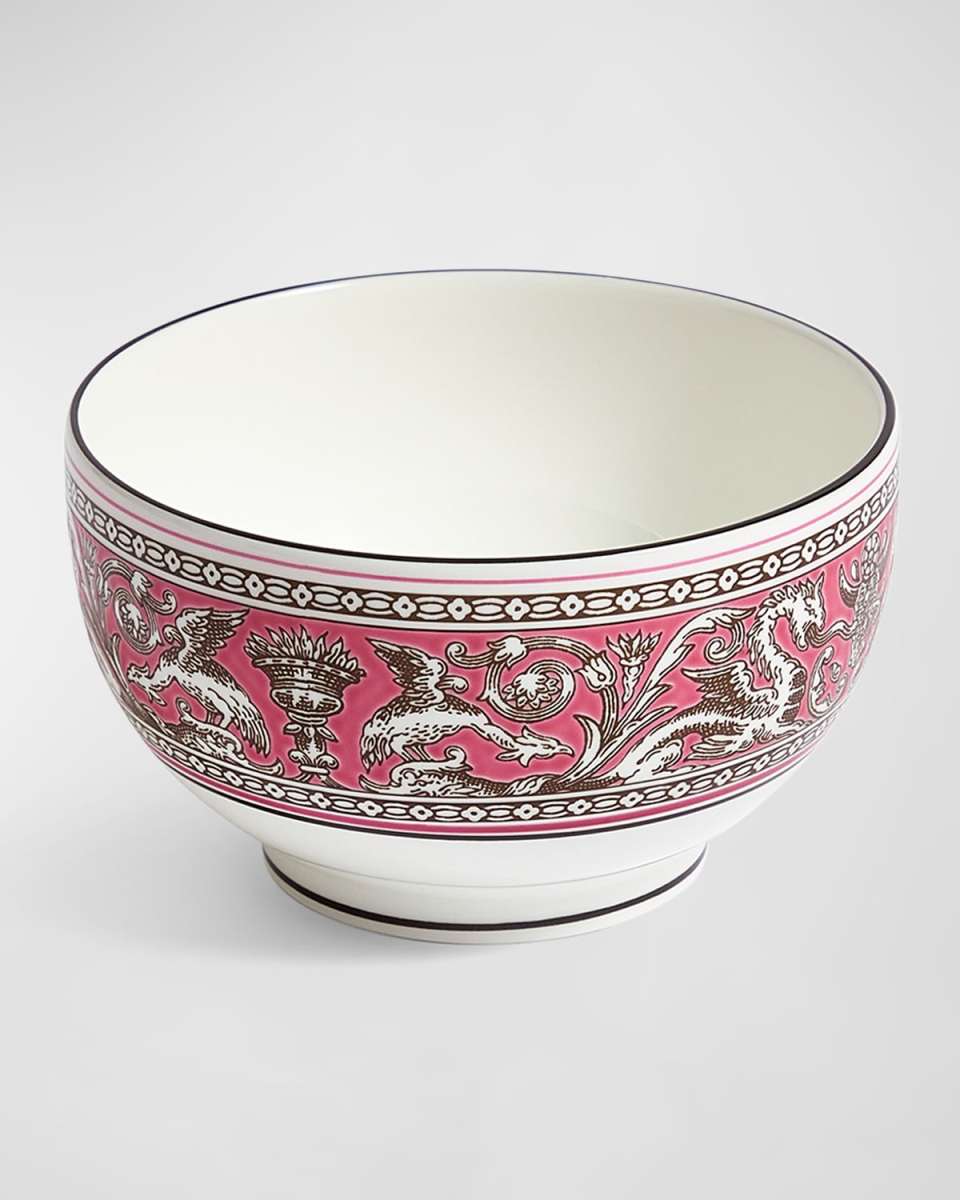 Florentine Fuchsia Rice Bowl