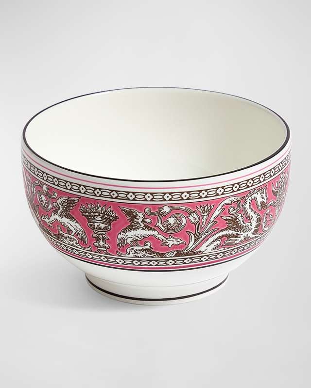 Florentine Fuchsia Rice Bowl