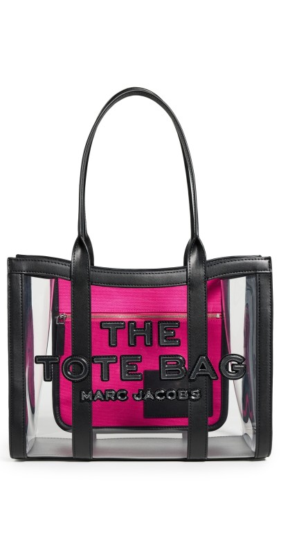 Marc Jacobs The Clear Medium Tote Bag Black