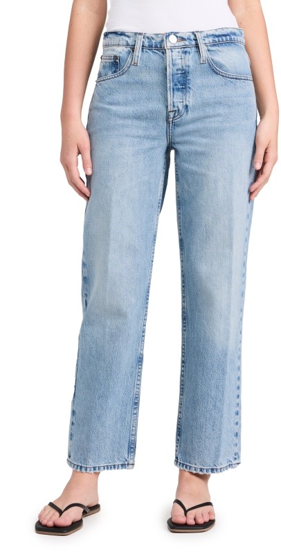 FRAME The Slouchy Straight Jeans Divine