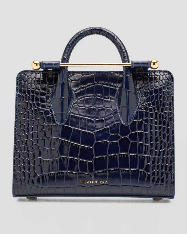 Nano Croc-Embossed Tote Bag