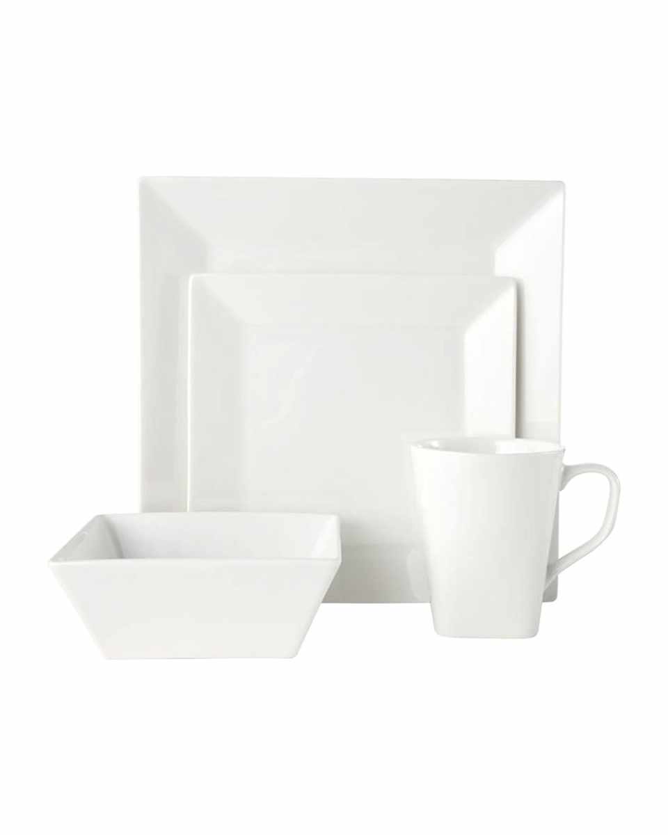 16-Piece Delray Square Dinnerware Set