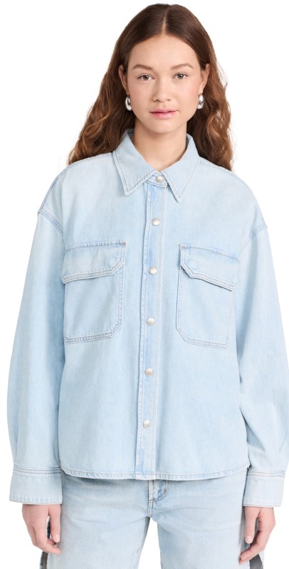 AGOLDE Gwen Slice Shirt Tension