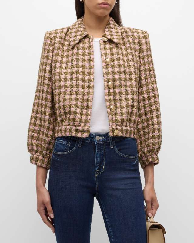 Bridges Tweed Cropped Jacket