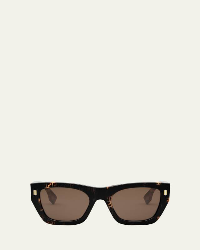 Roma Acetate Rectangle Sunglasses