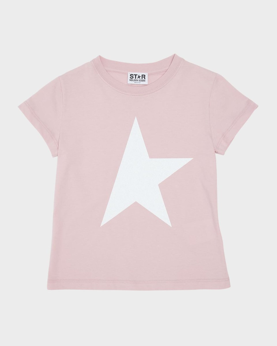 Girl's Logo Star Print T-Shirt, Size 4-