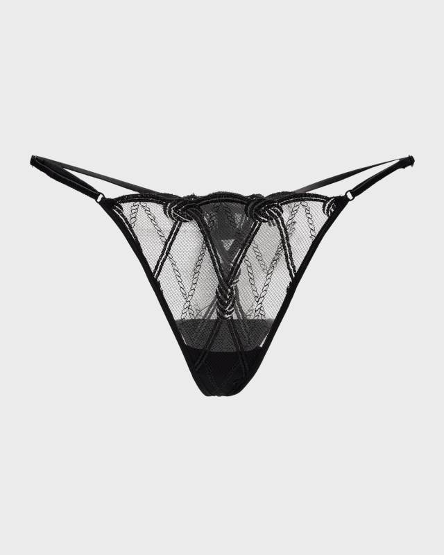 Bondage Low-Rise Lace G-String