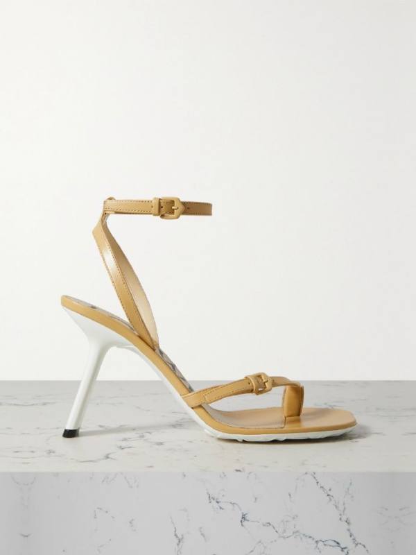 Loewe Petal leather sandals